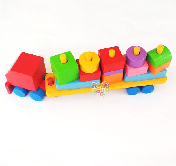 Balok Kontainer Mainan Kayu - SEBUTIK EDUTOYS