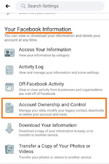 How to permanently delete facebook account on mobile - account ownership and control