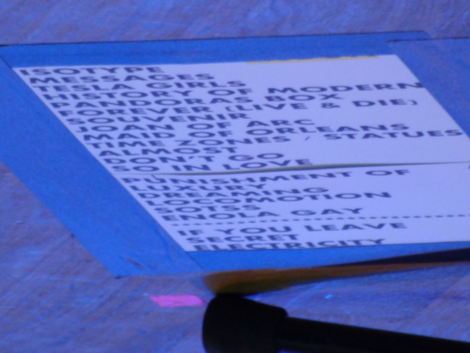 Toxicidades Setlist Orchestral Manoeuvres in The Dark