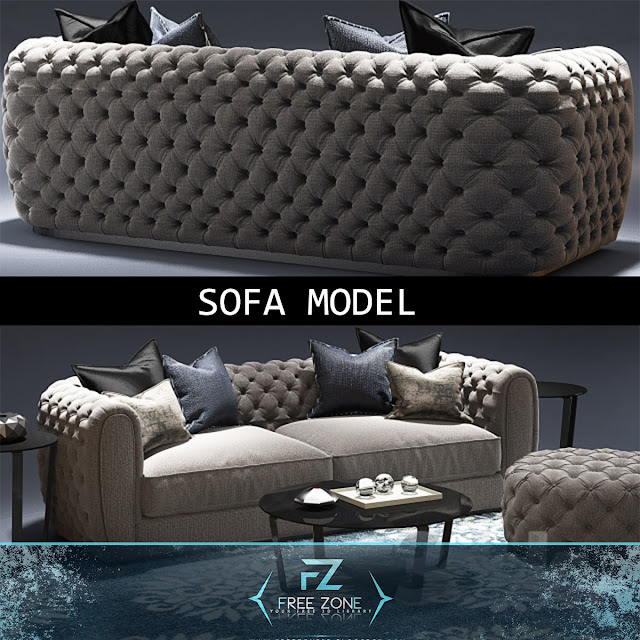 NEW COLLECTIONS SOFA MODEL 3DSMAX FreeZone3D
