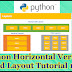 Python Horizontal Vertical Grid Layout Tutorial Part 15.7 - Supercoders ...