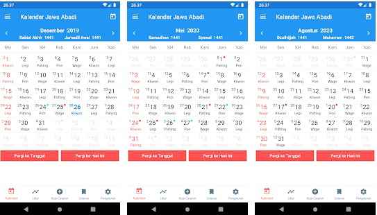 Aplikasi Kalender Jawa Weton Paling Lengkap Area Fokus