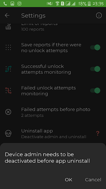 Notifikasi Device Admin Notifikasi Device Admin