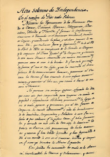 Acta Original de la Independencia de Venezuela