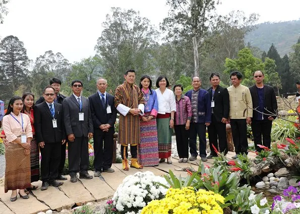 King Jigme Khesar Namgyel Wangchuck and Queen Jetsun Pema opened the 4th Royal Bhutan Flower Exhibition at the Thangzona