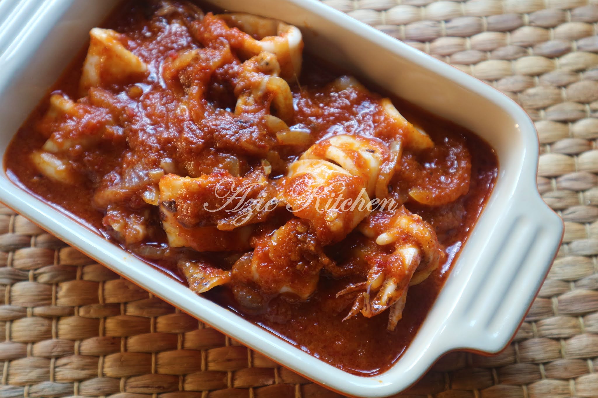 Sambal sotong azie kitchen