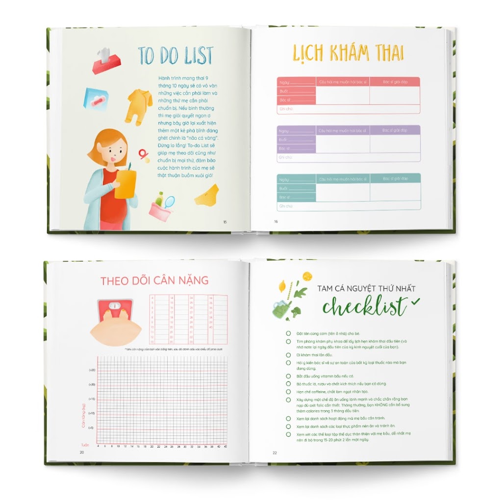 [A116] Activity book: Combo sách thai giáo kết nối tình cảm Mẹ và Bé