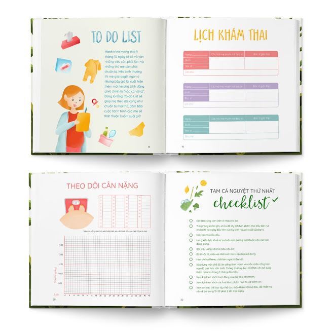 [A116] Activity book: Combo sách nên có khi mang thai