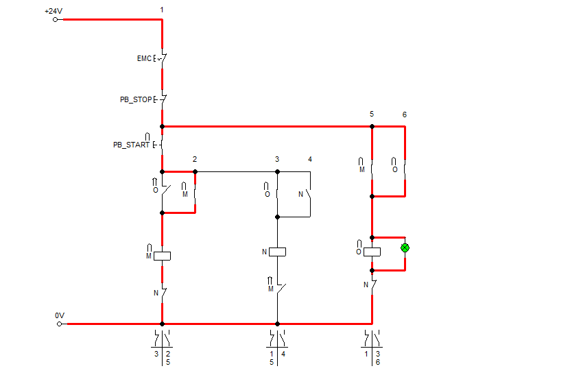 Cara Start Stop Relay Menggunakan Satu Tombol Blog0listrik