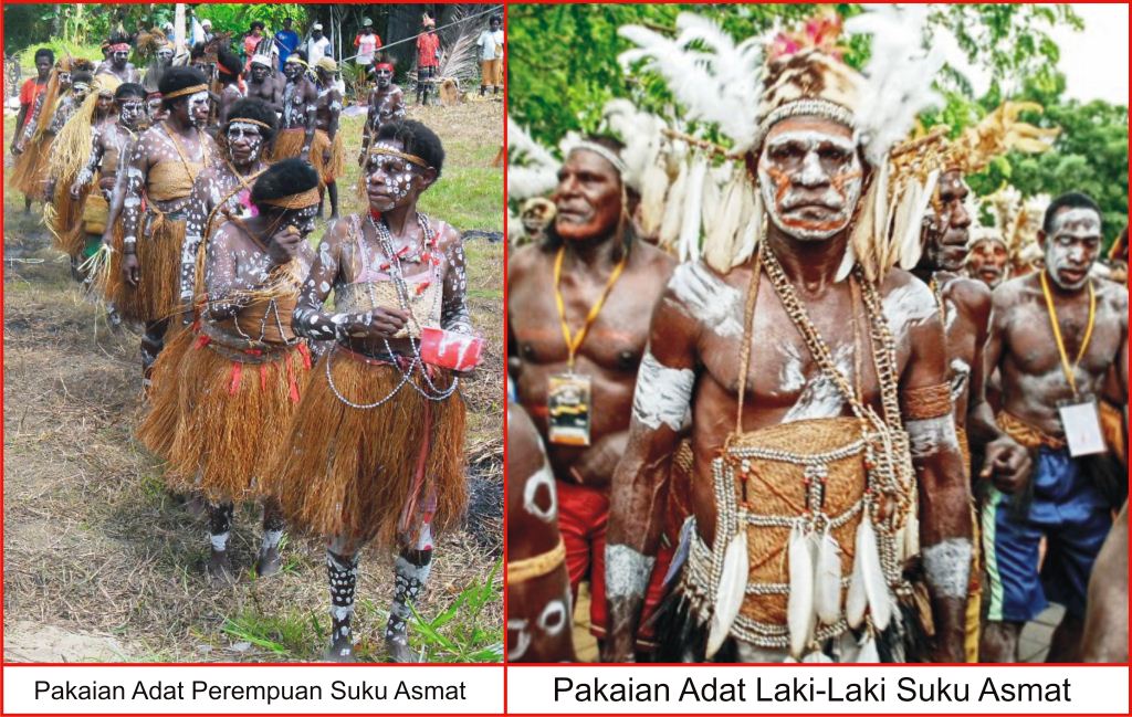 Papua pakaian adat 4 Jenis