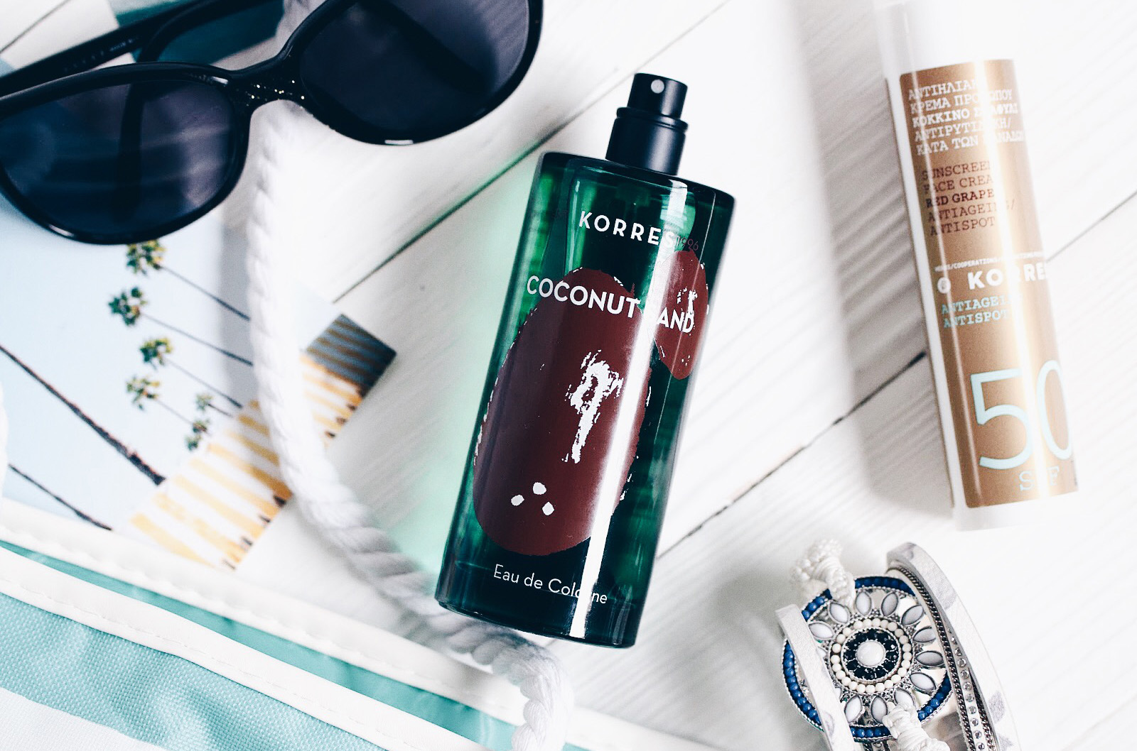 korres coconut sand eau de cologne avis test
