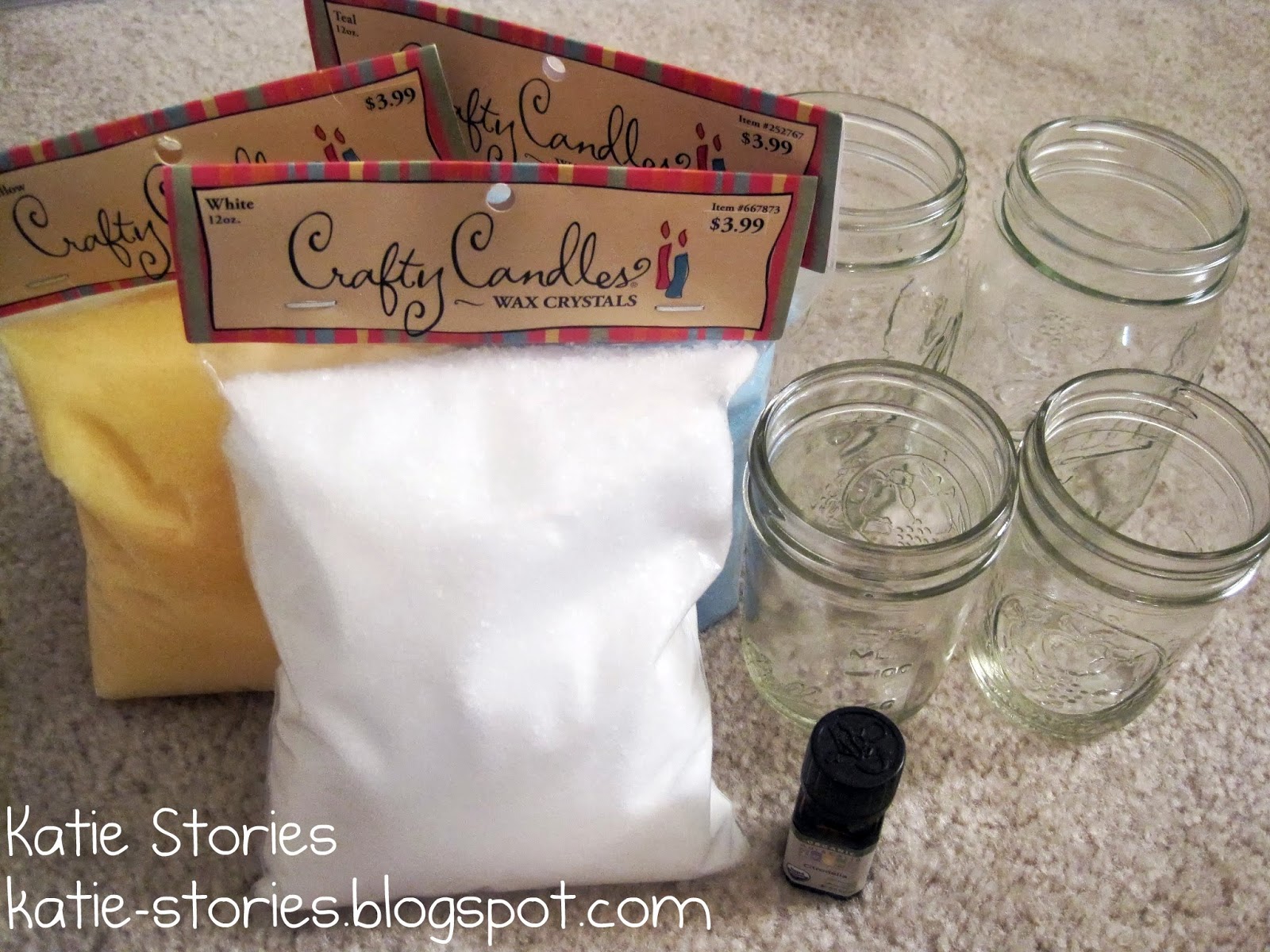 Katie Stories {Scrapbook + Crafting Blog} DIY Citronella Candles (No