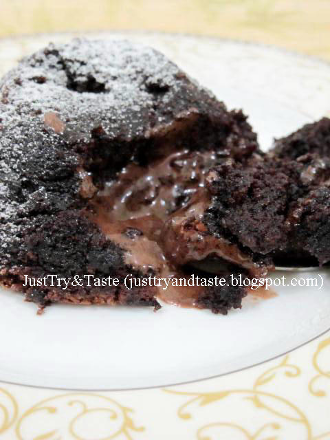 Resep Molten Chocolate Cake JTT