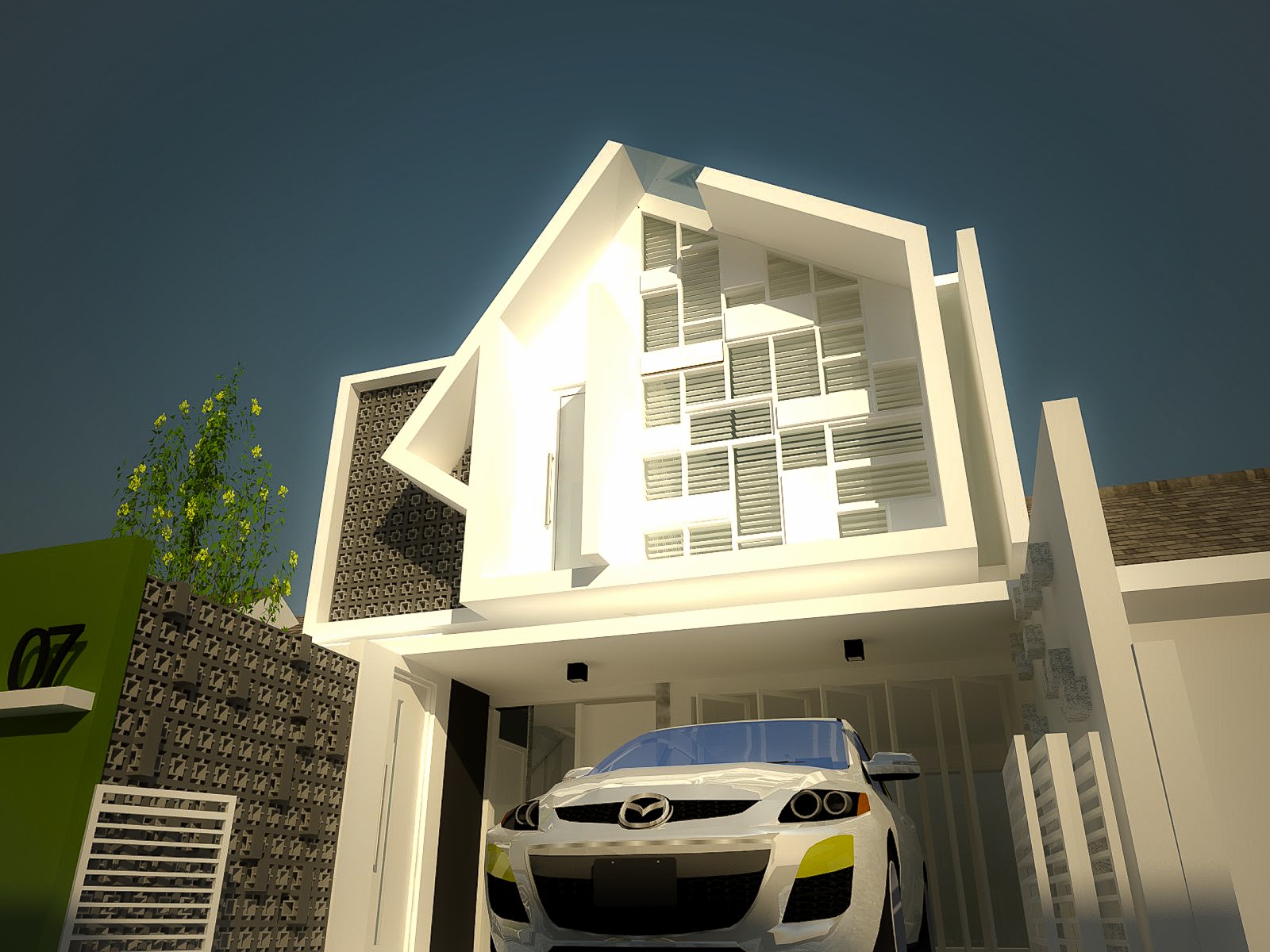 CawahHomes Modern Muslim House With Unique Calligraphic