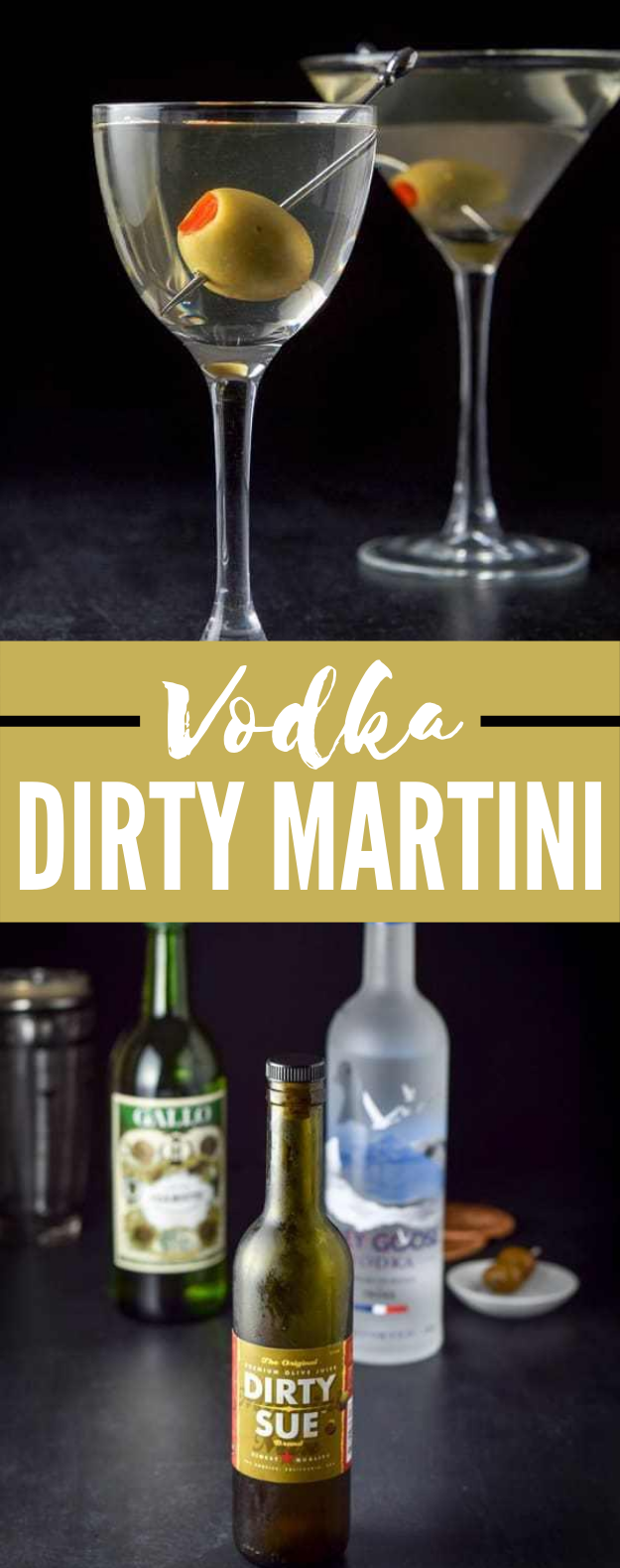 VODKA DIRTY MARTINI RECIPE drinks cocktails