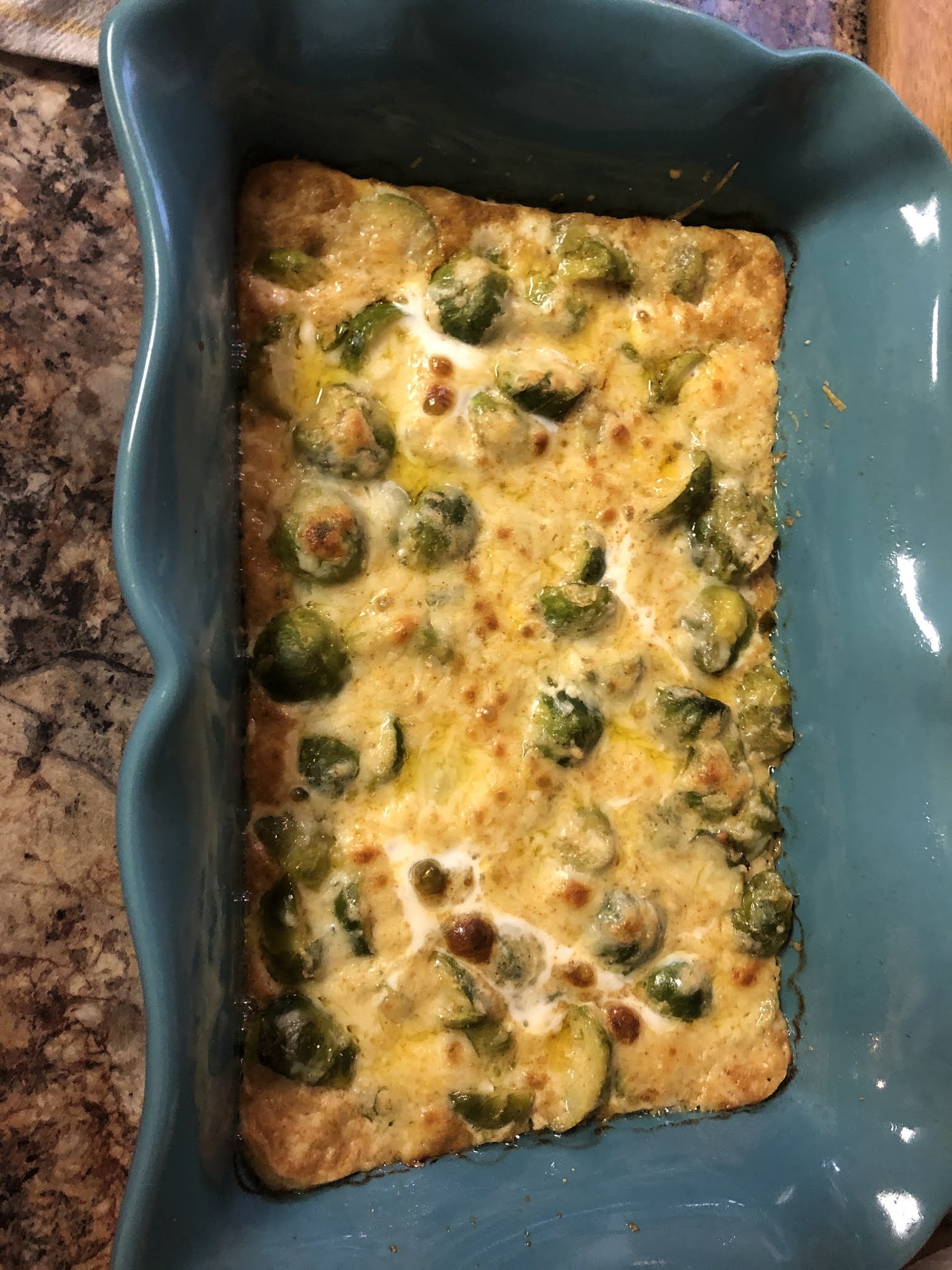 Baked Brussel Sprout Casserole