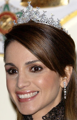 Tiara Mania: Queen Rania of Jordan's Diamond Tiara diamond tiara queen rania jordan