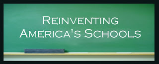  chalboard saying reiventing America's schools