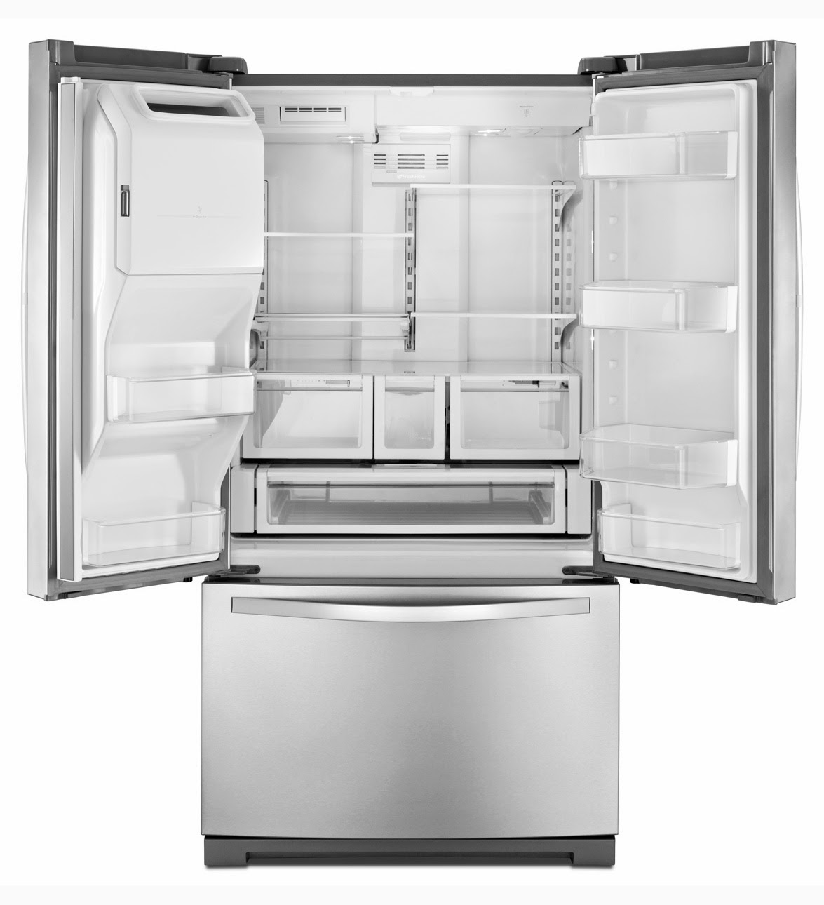 Whirlpool Refrigerator Brand: Stainless Steel WRF736SDAM Refrigerator