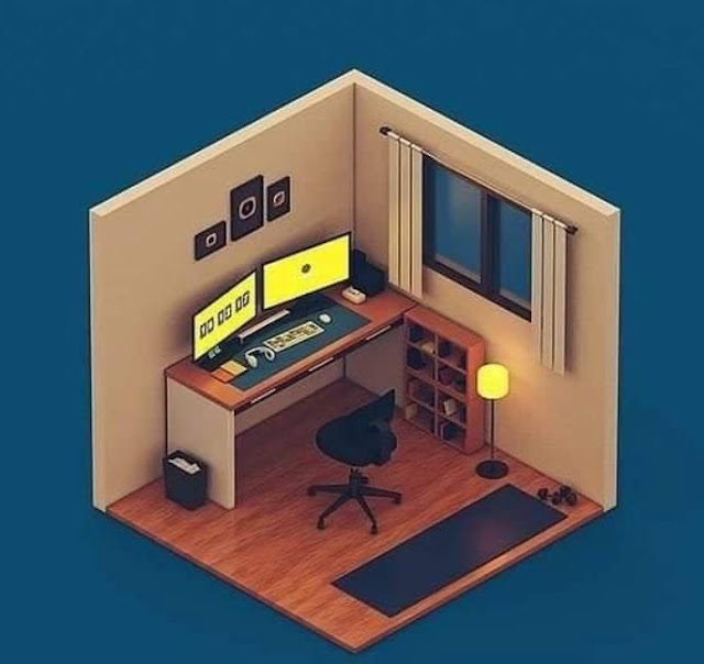 Konsep Desain Ruang Komputer Keren Untuk Desainer Programmer