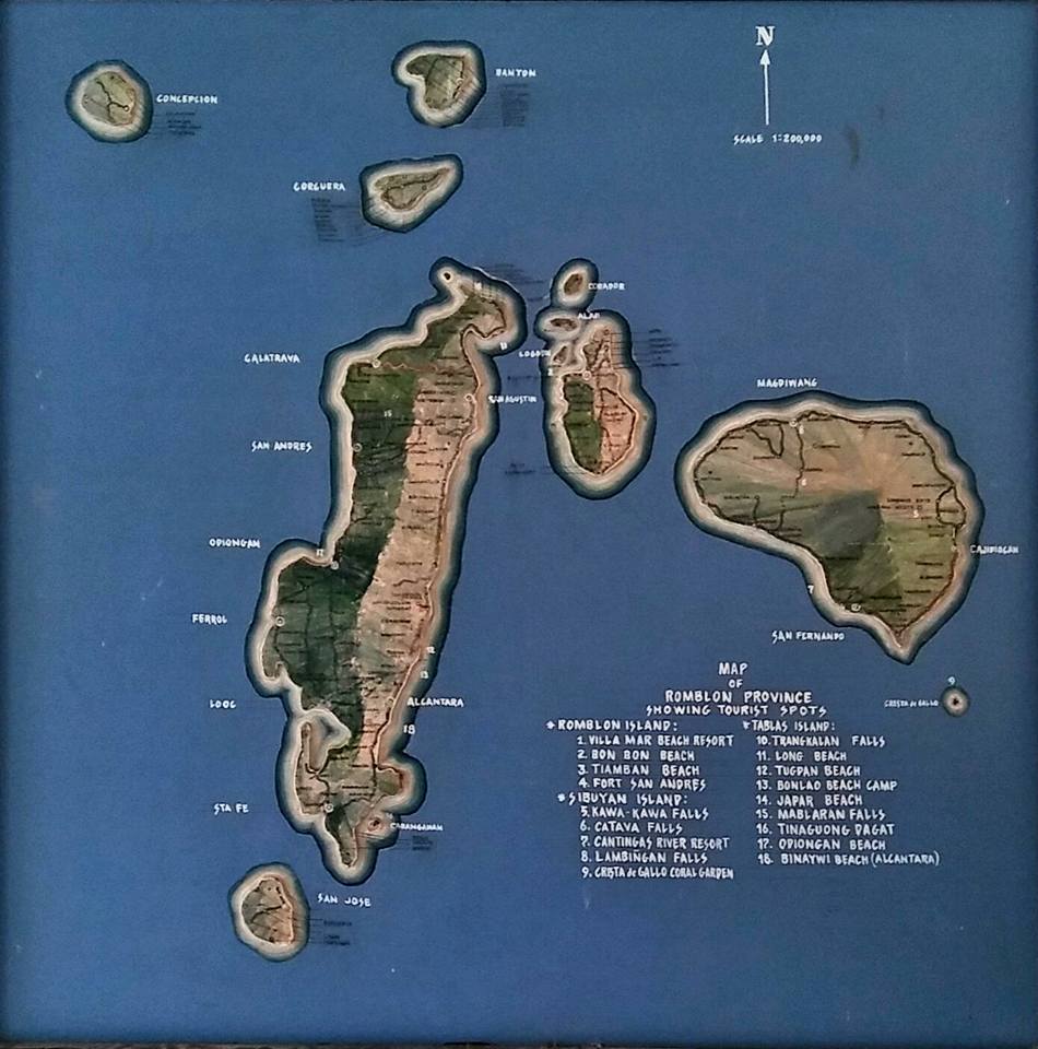 Tablas Island Map