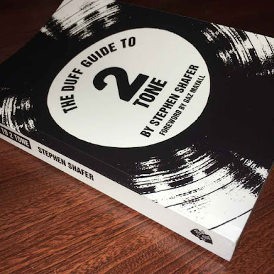 "The Duff Guide to 2 Tone" by Stephen Shafer The book cover features a vinyl record with the title and author name on the album's paper label.
