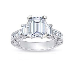 Emerald Cut Engagement Rings