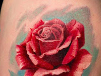Rose 3d Tattoo Small