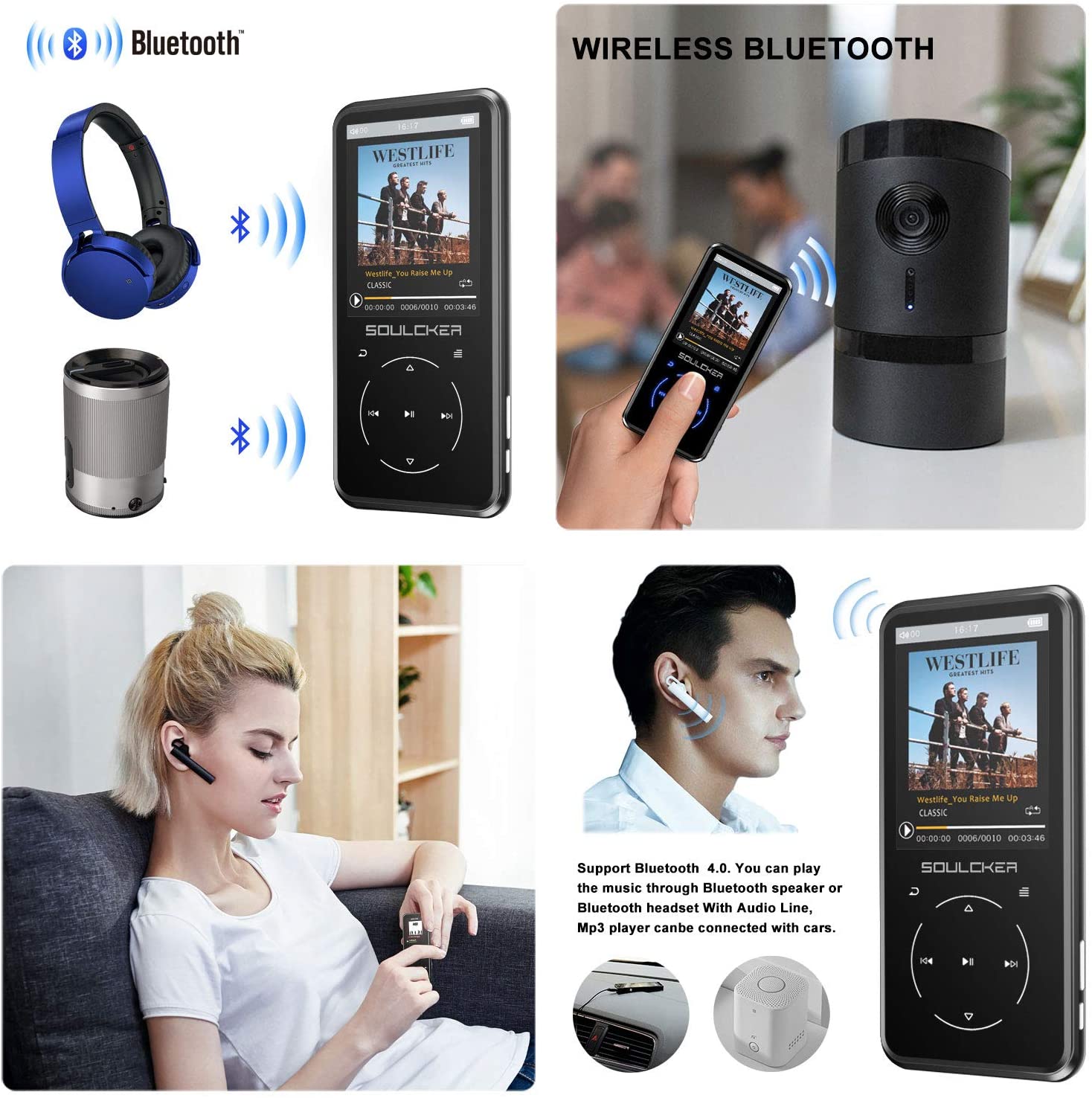 Best MP3 Player MP3 Player with Bluetooth Portable HiFi USA 2020