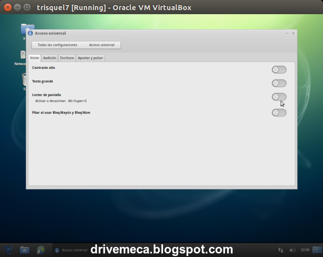 DriveMeca instalando Trisquel 7 paso a paso