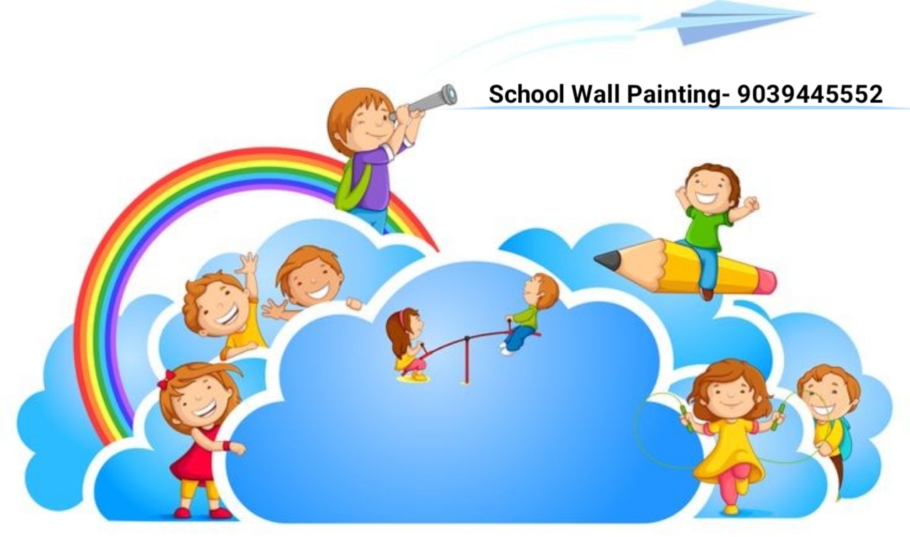 Play School Wall Painting Nursery School Wall Painting