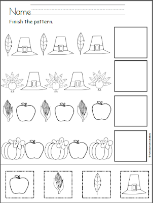 Free Thanksgiving Patterns Cut and Paste