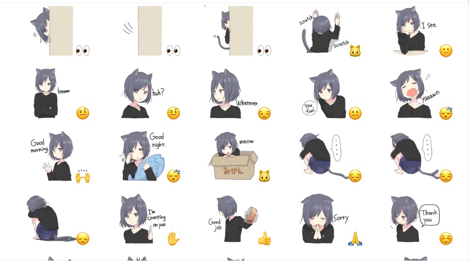 Menhera Chan Sticker Pack for Telegram 2023 - Telegram Sticker