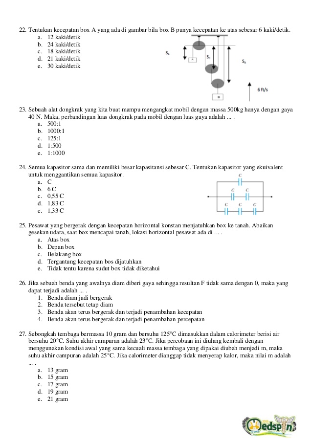 Contoh Soal Medspin Unair Belajar Saja