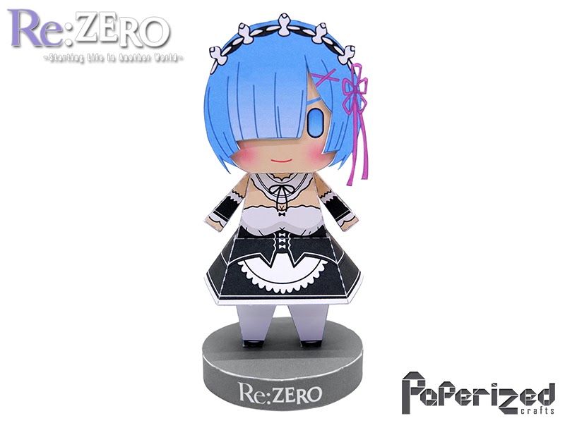 ReZero Rem Paperized Paperized Crafts