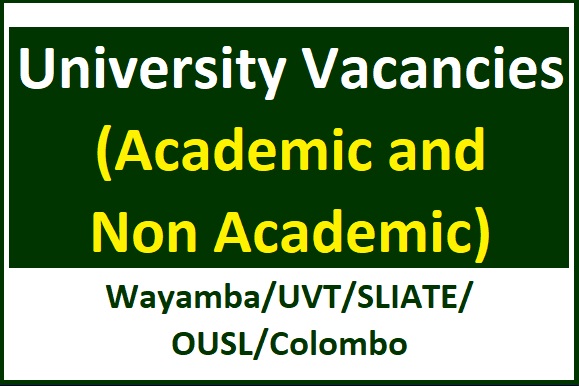 University Vacancies