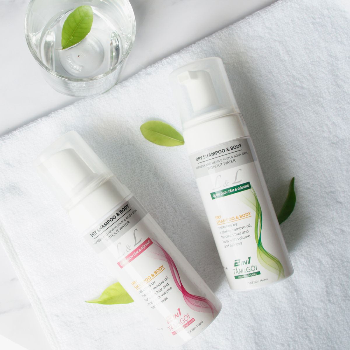 SỮA TẮM GỘI KHÔ L&L 160ML - 54 CHAI/THÙNG