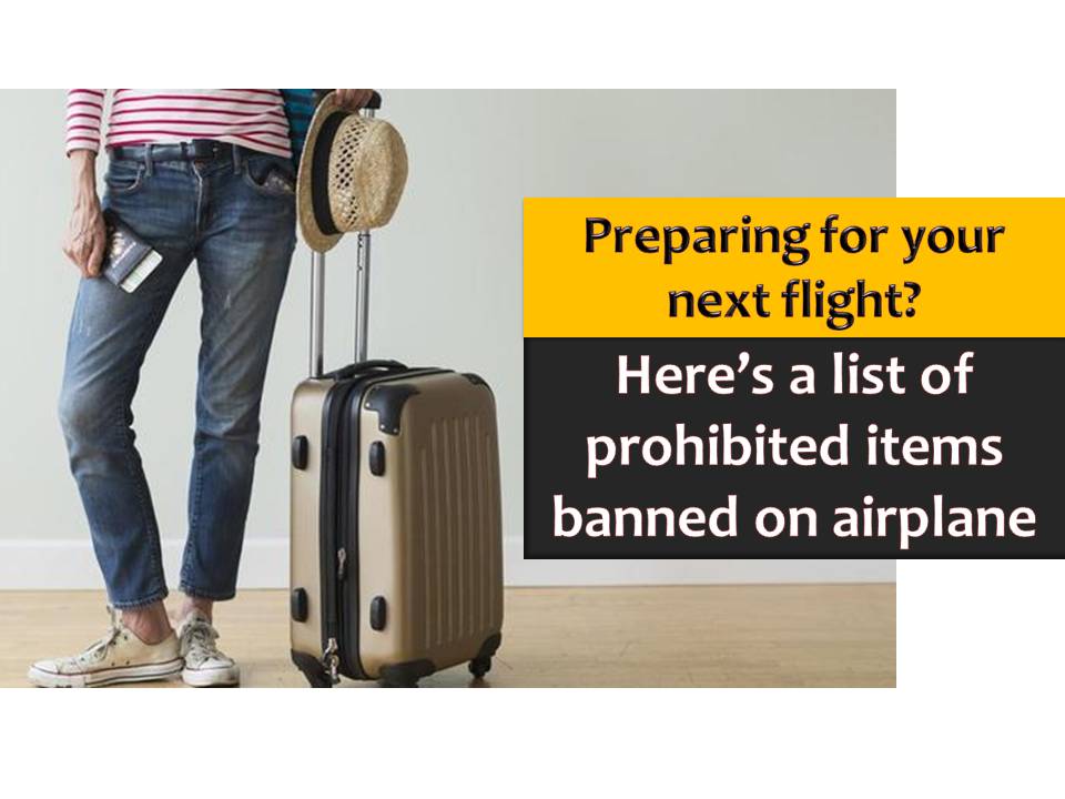 items allowed on plane