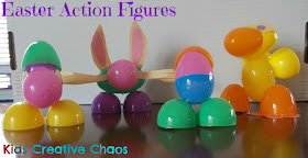 How to Make Action Figures Decorate Plastic Easter Eggs