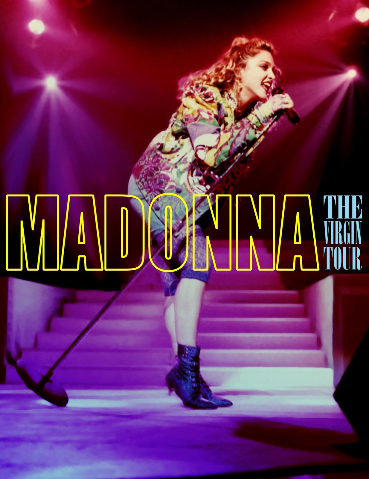 madonna virgin tour poster