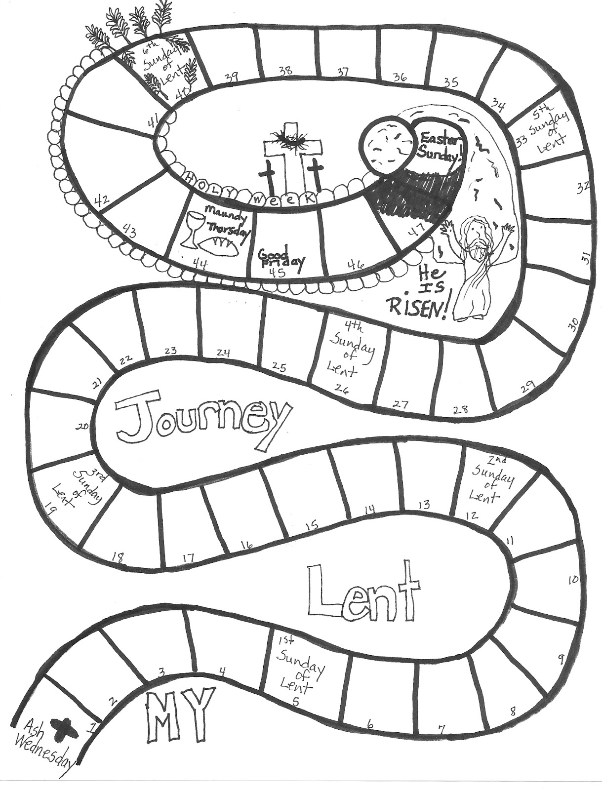 coloring pages for lent - photo #13