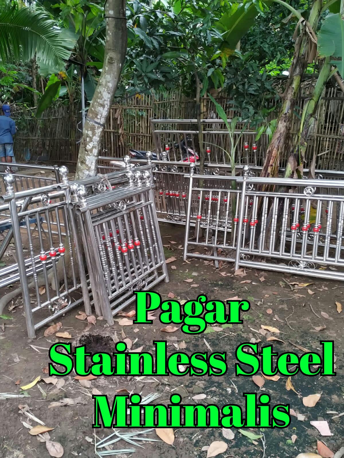 Pagar Stainless Steel Minimalis