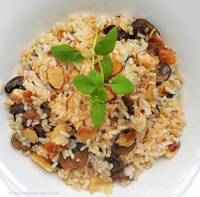Rice Almondine Marsala