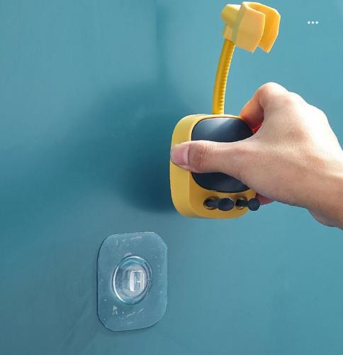 Giá đỡ đầu vòi có 2 móc treo đồ dùng