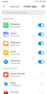 cara kunci aplikasi di smartphone android