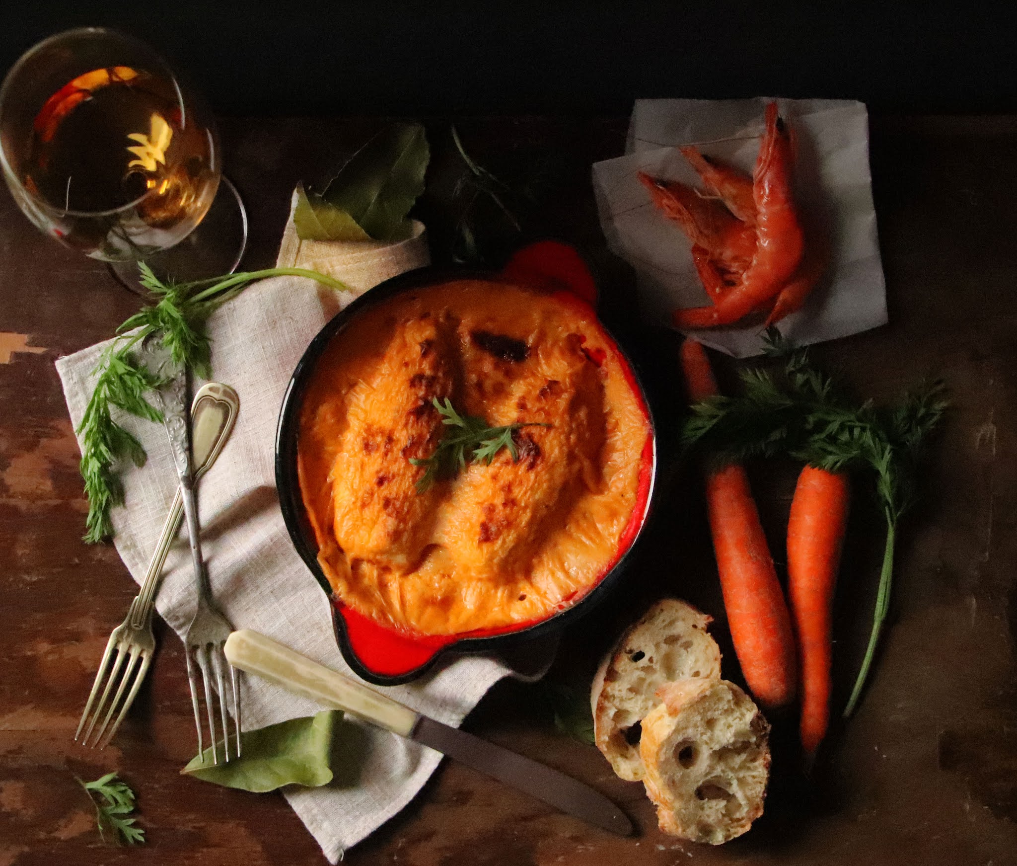 The Food Trotter Quenelles à la bisque de crevettes / Quenelles with