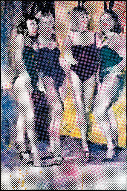 Sigmar Polke - Bunnies - picturã realizatã prin procesarea unei fotografii