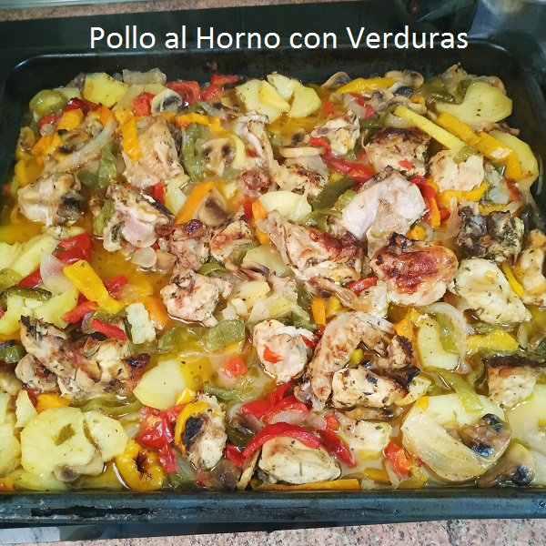 Pollo al Horno con Verduras