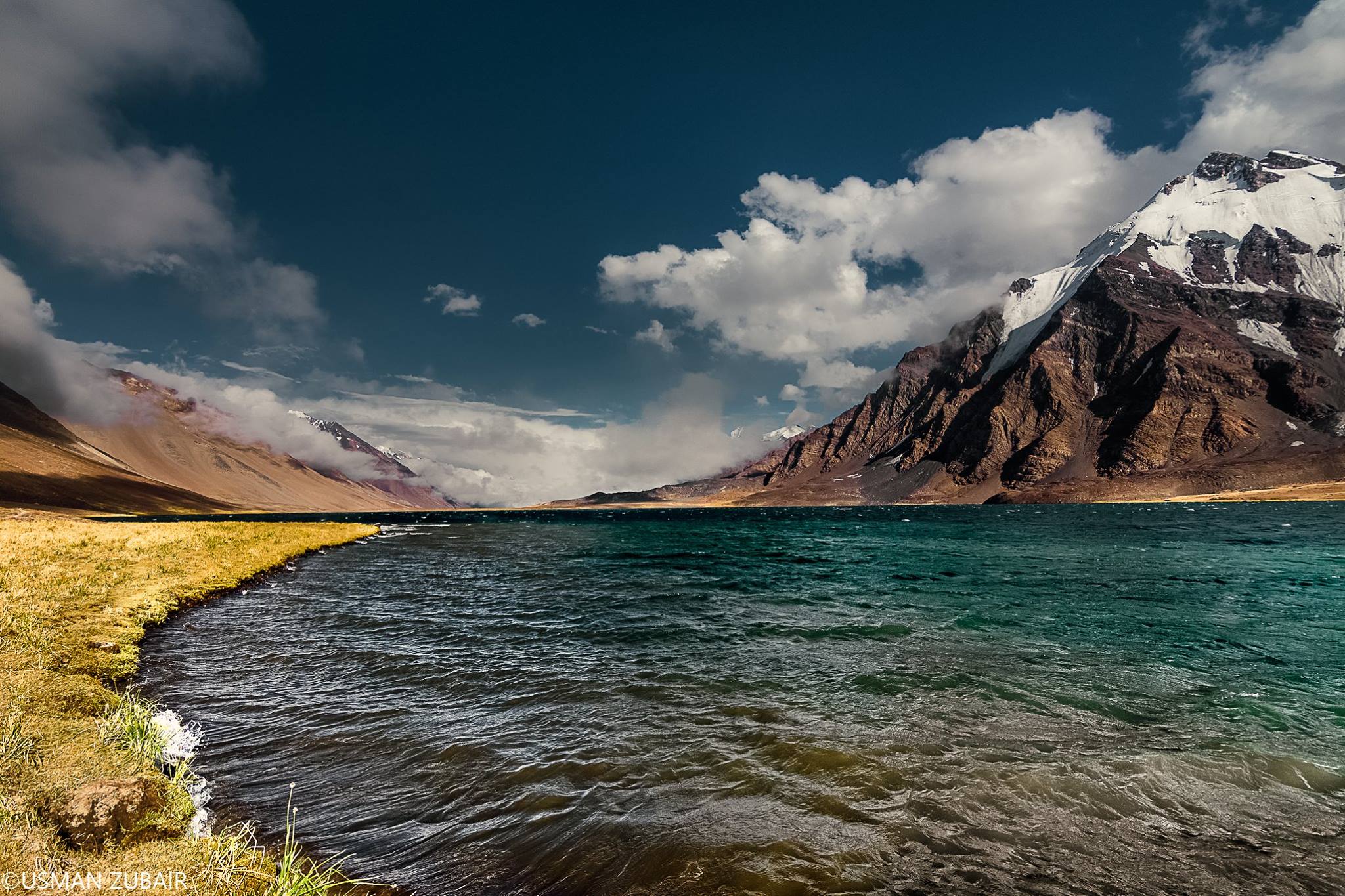 karambar lake Ishkoman valley Gilgit-Baltistan, Pakistan. highest lake in Pakistan and highest lake in Ishkoman valley