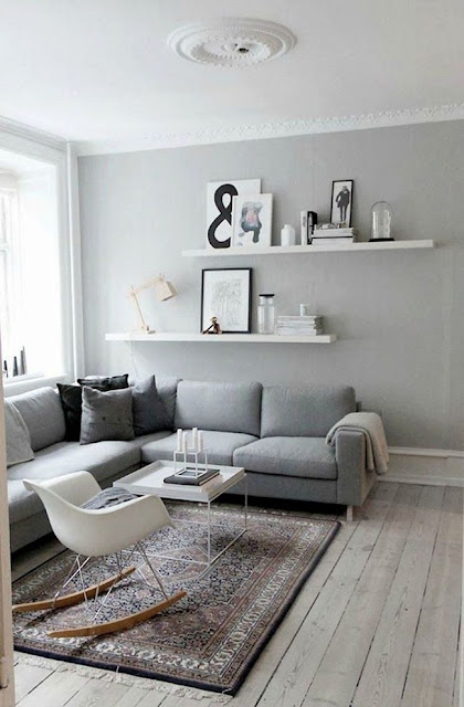 10 Choice of Light Grey Wall Paint Color for Living Room - Dream House